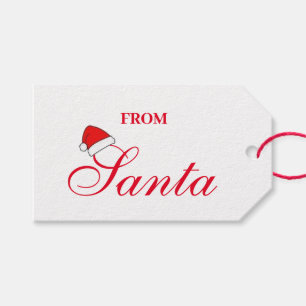 Personalisierte Geschenketiketten - aus Santa Geschenkanhänger