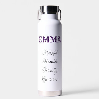 Personalisierte Geschenkflasche mit positiver Pers Trinkflasche