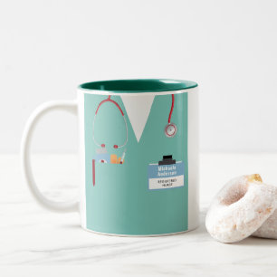 Personalisierte Geschenkgutscheine Tasse mit Rubri