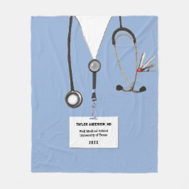 Personalisierte Geschenkideen für Ärzte Fleecedecke