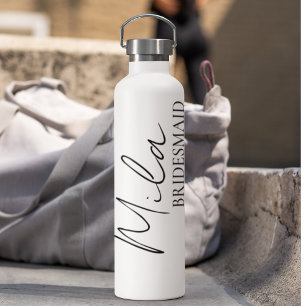 Personalisierte Geschenkideen für Brautjungfern Trinkflasche