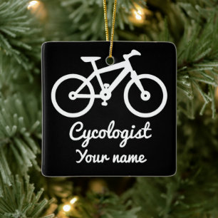 Personalisierte Geschenkideen für Radfahrer Cycolo Keramikornament