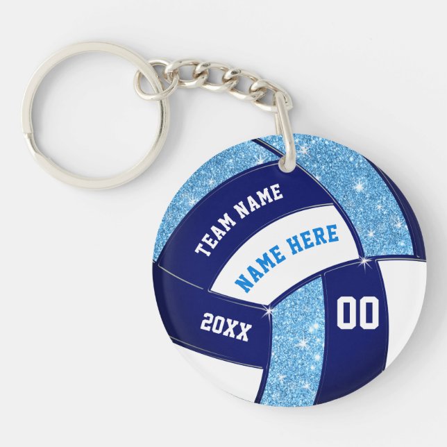 Personalisierte Geschenkideen für Volleyball. Voll Schlüsselanhänger (Vorderseite)