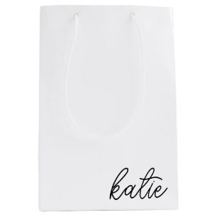 Personalisierte Geschenktasche - Elegante Geschenk Mittlere Geschenktüte