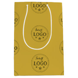 Personalisierte Geschenktasche mit Logo-Muster für Mittlere Geschenktüte