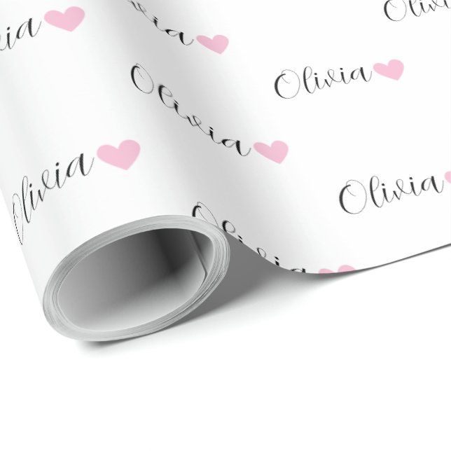 Personalisierte Geschenkverpackung Benutzername Ge Geschenkpapier (Rolleneckpunkt)