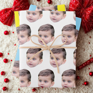 Personalisierte Gesichts-Geschenkverpackung   Lust Geschenkpapier Set