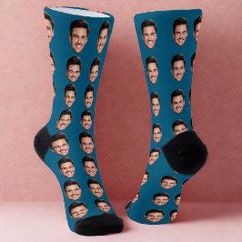 Personalisierte Gesichtsfoto-Socken Socken