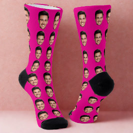 Personalisierte Gesichtssocken, Lustiges Geschenk Socken