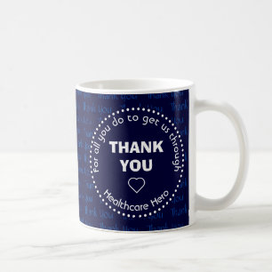 Personalisierte Gesundheitsfürsorge DANK IHNEN Tas Kaffeetasse