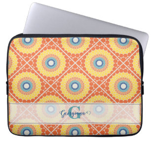 Personalisierte geteerte Ägäische Sommerradiant Ma Laptopschutzhülle