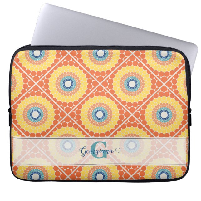 Personalisierte geteerte Ägäische Sommerradiant Ma Laptopschutzhülle (Vorderseite)