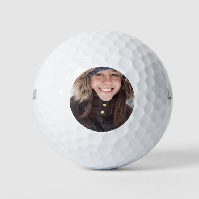 PERSONALISIERTE Gewohnheit Golfball (Vorderseite)