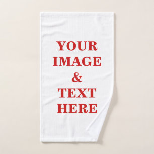 Personalisierte Gewohnheit Ihr eigenes Foto Handtuch