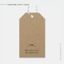 Personalisierte Gift-Tags mit Bow
