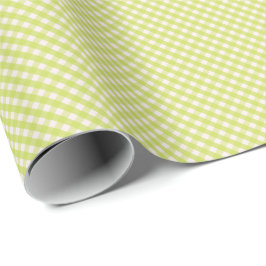 Personalisierte Gingham-Geschenkanhänger Geschenkpapier