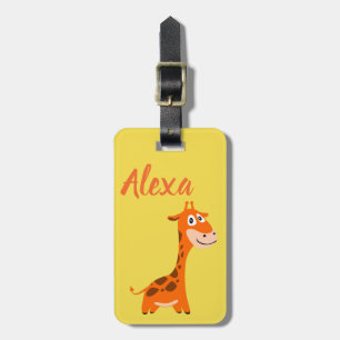 Personalisierte Giraffe Gepäckanhänger