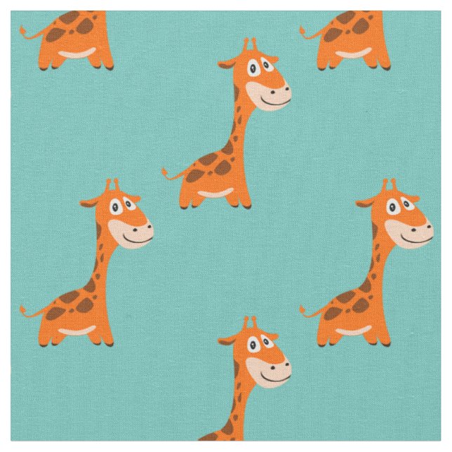 Personalisierte Giraffe Stoff (Nahaufnahme)