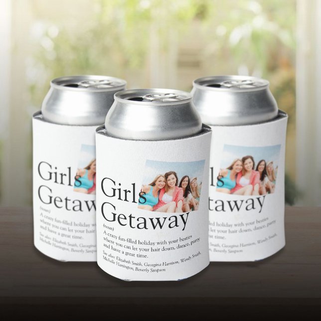 Personalisierte Girls Abwesend Definition Foto Dosenkühler (Personalized Girls Getaway Definition Photo Can Cooler)