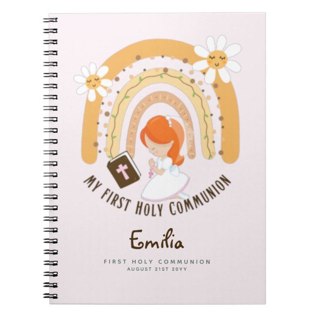 Personalisierte Girls Prayer Journal oder Bible St Notizblock (Vorderseite)
