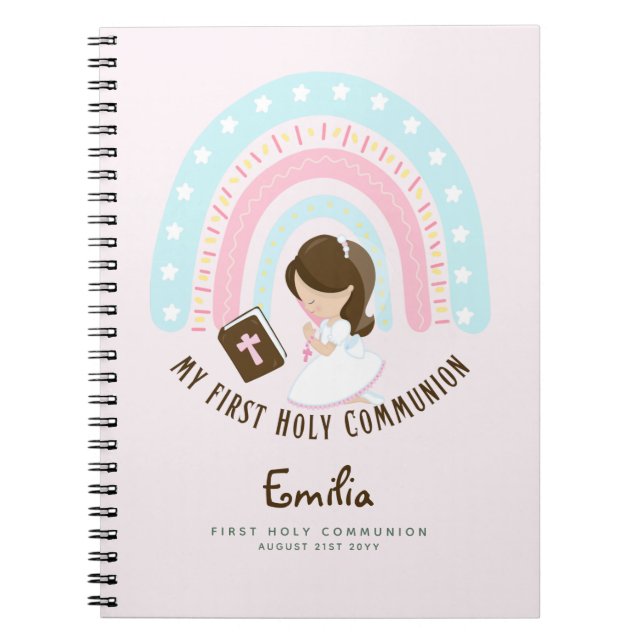 Personalisierte Girls Prayer Journal oder Bible St Notizblock (Vorderseite)