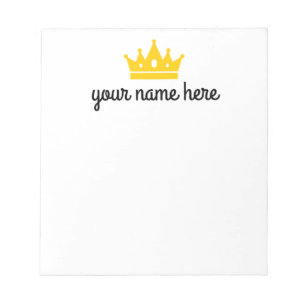 Personalisierte Girls Stationery Notepad Notizblock