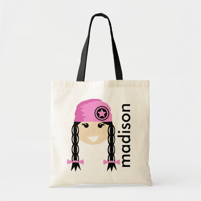 Personalisierte Girly Taschen-Tasche Tragetasche (Vorne)