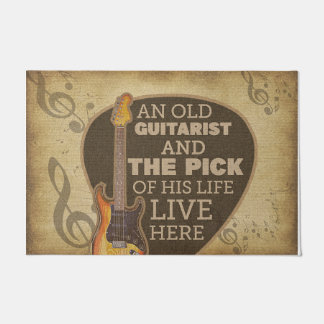 Personalisierte Gitarre Doormat, Musikliebhaber Do Fußmatte
