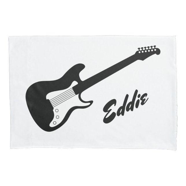 Personalisierte Gitarre Kissenbezug (Vorderseite)