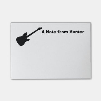 Personalisierte Gitarre Posten-it® Anmerkungen Post-it Klebezettel