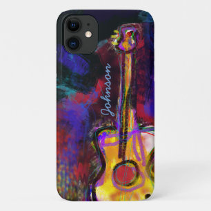 personalisierte Gitarrenmalerei Case-Mate iPhone Hülle