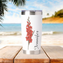Personalisierte Gladiolus Blumennamen Botanisch