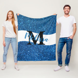 Personalisierte Glitzer-Fleece-Decke Fleecedecke