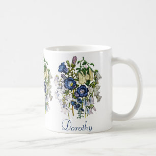 Personalisierte Glockenblumen Kaffeetasse