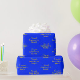 Personalisierte Glückwunsch Graduate Name! Großdru Geschenkpapier