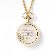 Personalisierte Godtochter Necklace Watch