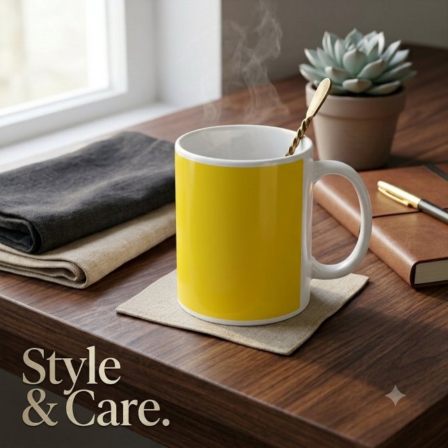 Personalisierte Goldfarbe Kaffeetasse (Personalized Gold Accent Coffee Mug Elegant Gift)