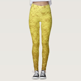 Personalisierte Goldfolie Leggings