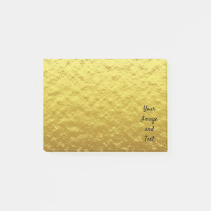 Personalisierte Goldfolie Post-it Klebezettel