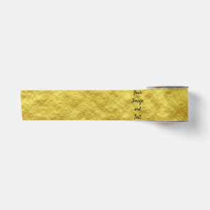 Personalisierte Goldfolie Satinband