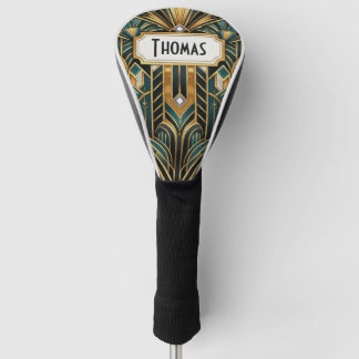 Personalisierte Golf Kopfbedeckung im Art Deco Sti Headcover