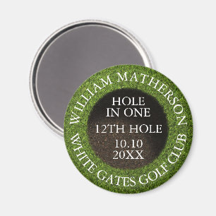 Personalisierte Golf-Loch-in-Eins-Auszeichnung Magnet