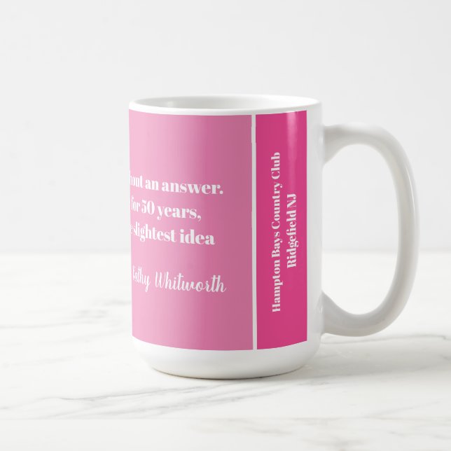 Personalisierte Golf Lover Tasse (Rechts)