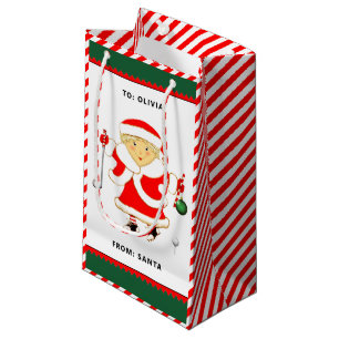 Personalisierte Golf-Weihnachts-Geschenktüte Kleine Geschenktüte