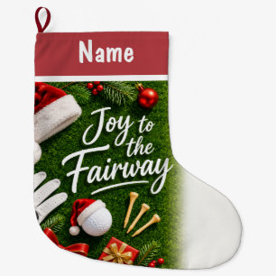 Personalisierte Golf-Weihnachtsgeschenke  Großer Weihnachtsstrumpf