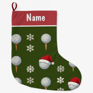 Personalisierte Golf-Weihnachtsgeschenke Großer Weihnachtsstrumpf