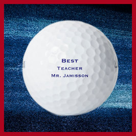 Personalisierte Golfbälle, Beste Lehrerin Golfball