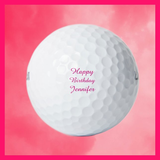 Personalisierte Golfbälle, Geburtstag für sie Golfball (Von Creator hochgeladen)