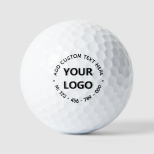 Personalisierte Golfbälle mit individuellem Logo u