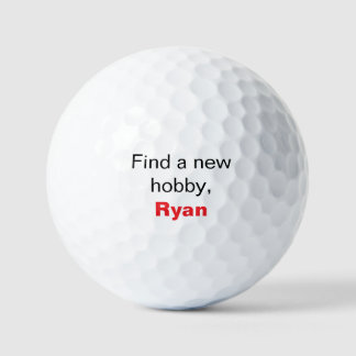 Personalisierte Golfbälle mit Namen